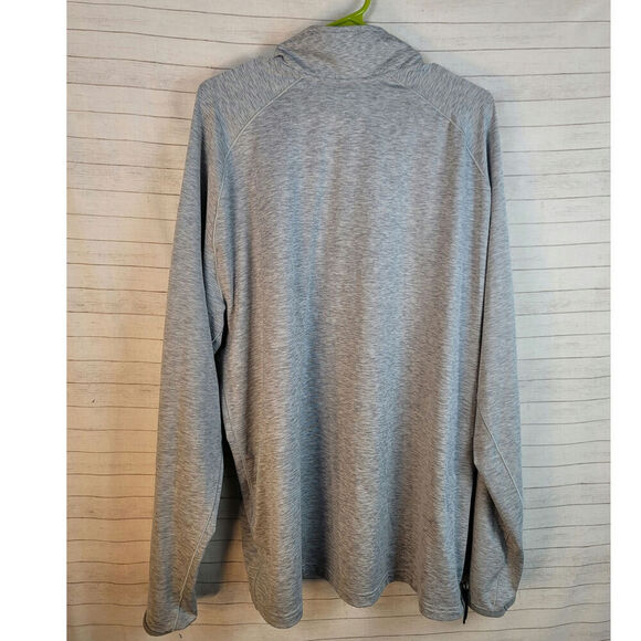 VRST Run Warm Half Zip Pullover in Light Gray, sz XXL - Picture 8 of 12